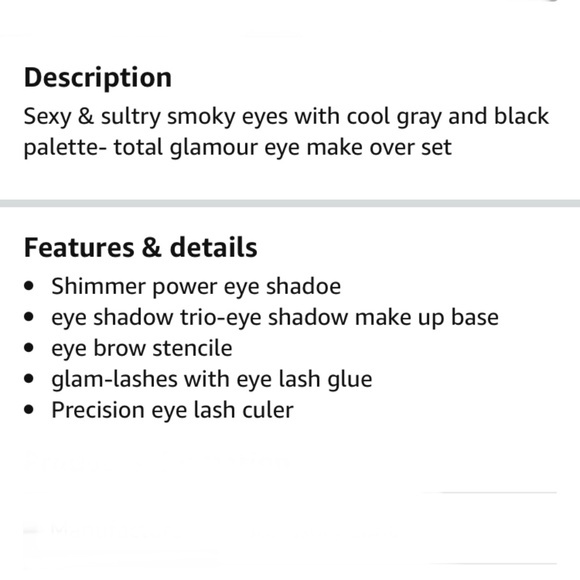 ACCESSORY ZONE ESSENTIAL BEAUTY SMOKY EYE MAKEUP SET NEW - Picture 3 of 6